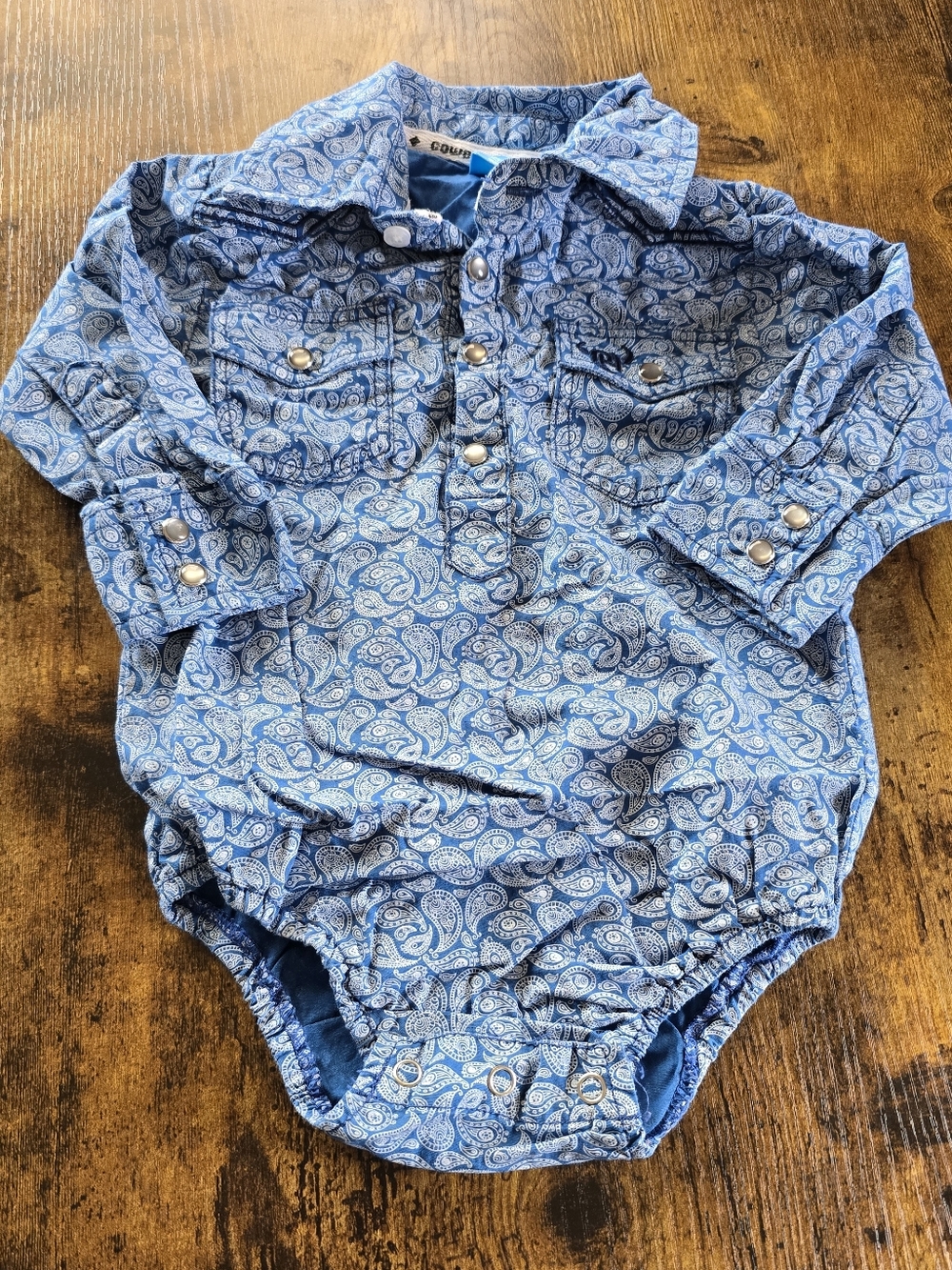Pearlsnap Bodysuit